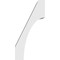 Ekena Millwork 3 1/2-in. W x 8-in. D x 16-in. H Westlake Architectural Grade PVC Knee Brace BRCP035X08X16WTL - alternate 2